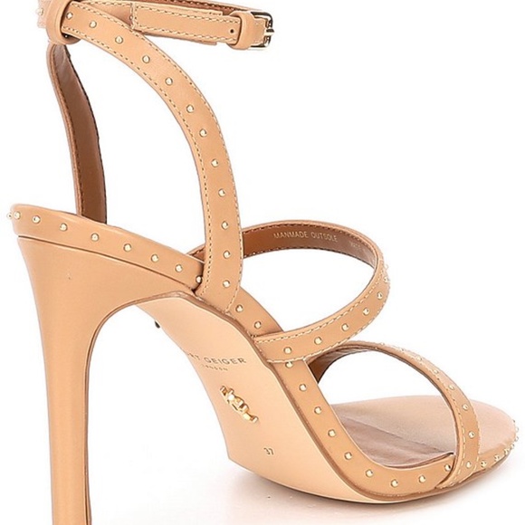 Kurt Geiger London Portia Studded Leather Sandals - Picture 2 of 3